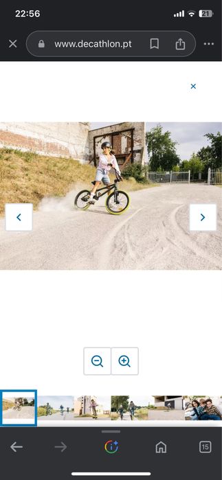 Bicicleta BMX de 10 a 14 anos usada