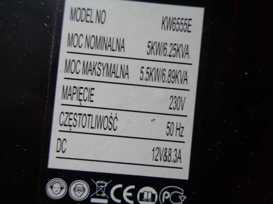 Agregat prądotwórczy 5500W 12/230V