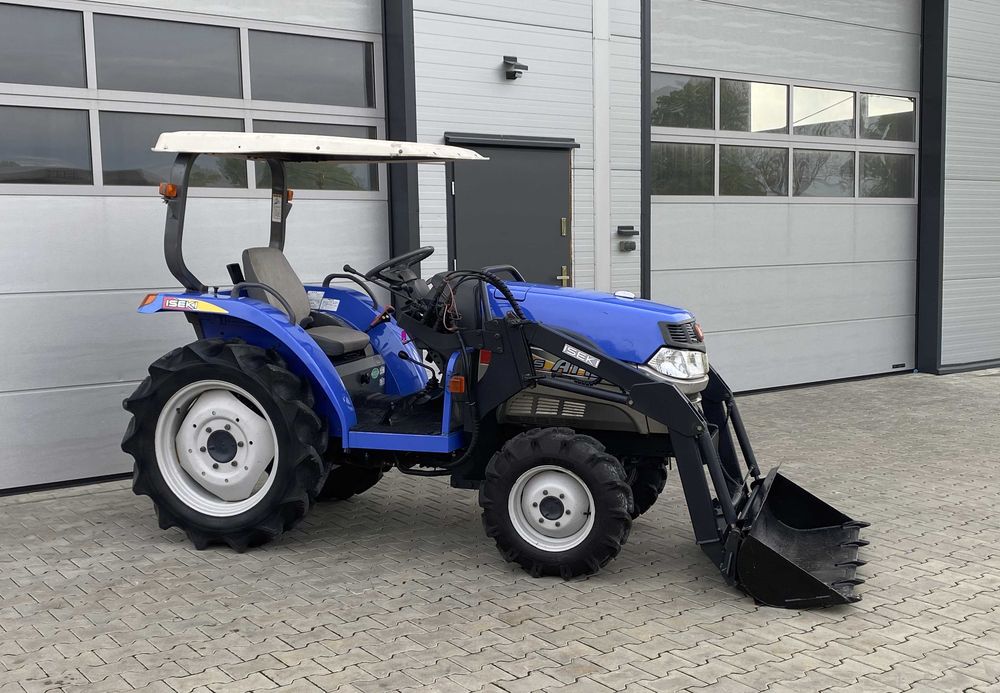 Traktorek Mini traktor Ciągnik Iseki Geas AT23  TUR + Łyżka 4x4 Wspomaganie kier Rewers Spr z Japonii nie Kubota Yanmar Mitsubishi