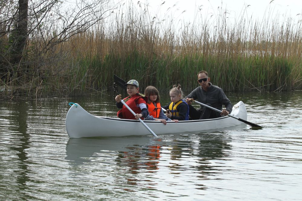 Пирога ( стеклопластик)+ 2 весла