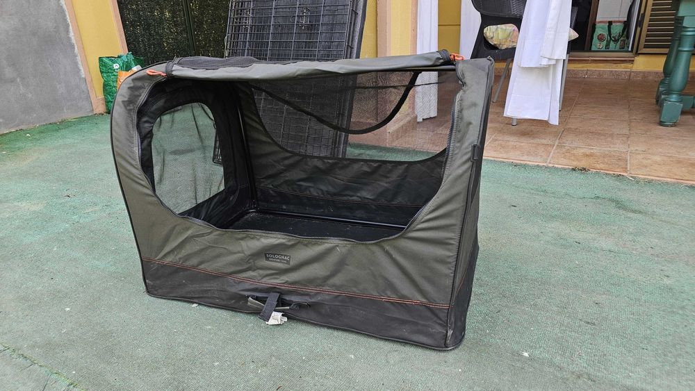 Transportadora Dobrável para Cão - Decathlon Solognac Tam L + Tapete