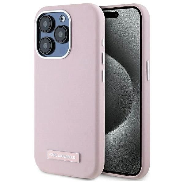 Karl Lagerfeld KLHMP15LPGMSRPP iPhone 15 Pro 6.1" różowy/pink hardcase