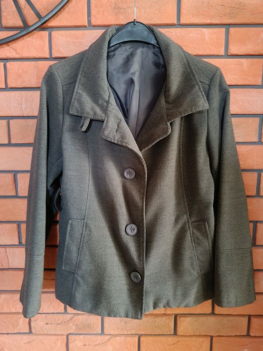 Szary płaszcz, rozm.XXL