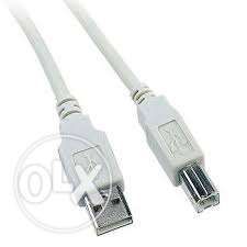 Cabos USB A-B, para interligar impressoras