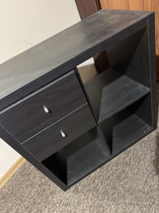 Regal kallax ikea okazja z szufladami