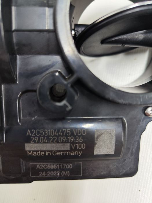 VDO Continental barboleta de admissão  Scirocco III 1.4 TSI