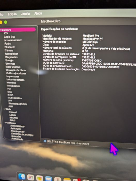 MacBook Pro 13” M1 (2020) | Caixa + Excelente estado