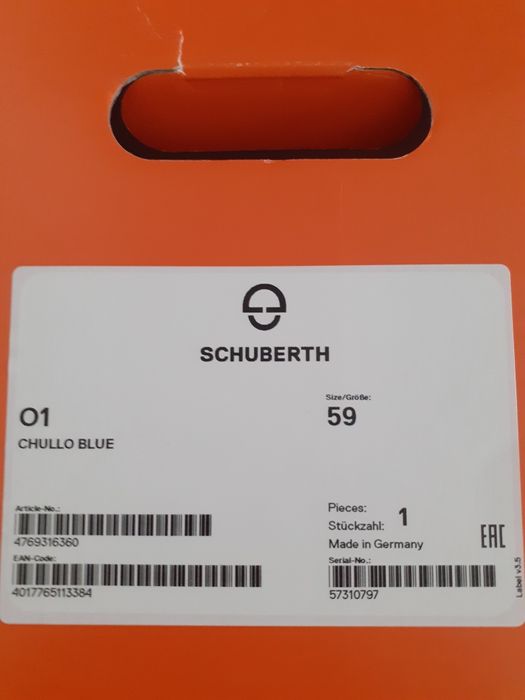 Capacete Aberto Schuberth O1 (Tam. L / 59)