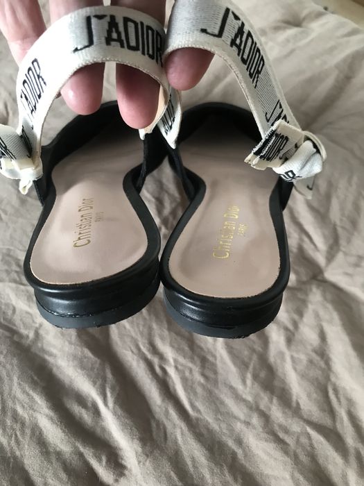 Dior slingback pretos