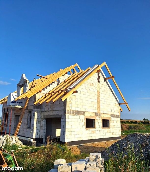 Dom w stanie surowym zamkniętym/Ratajno!