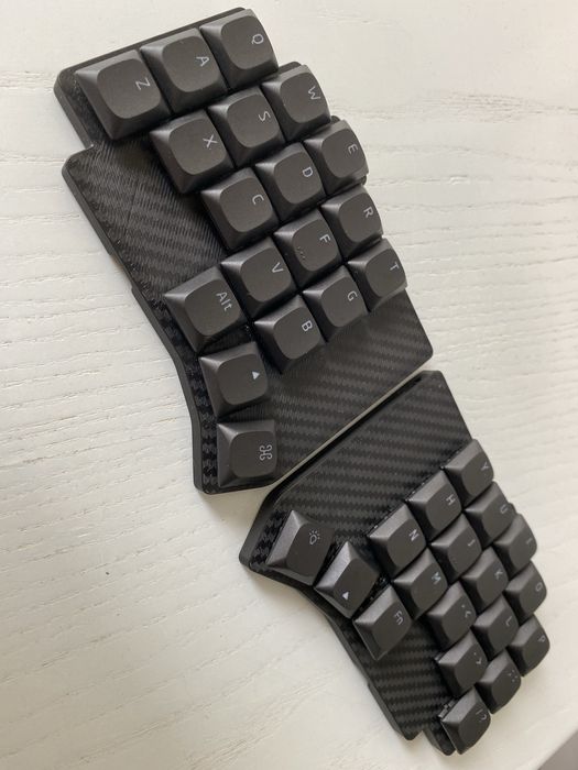 Ергономічна спліт клавіатура Flake 2 в 1 (choc+mx), підтримка Miryoku