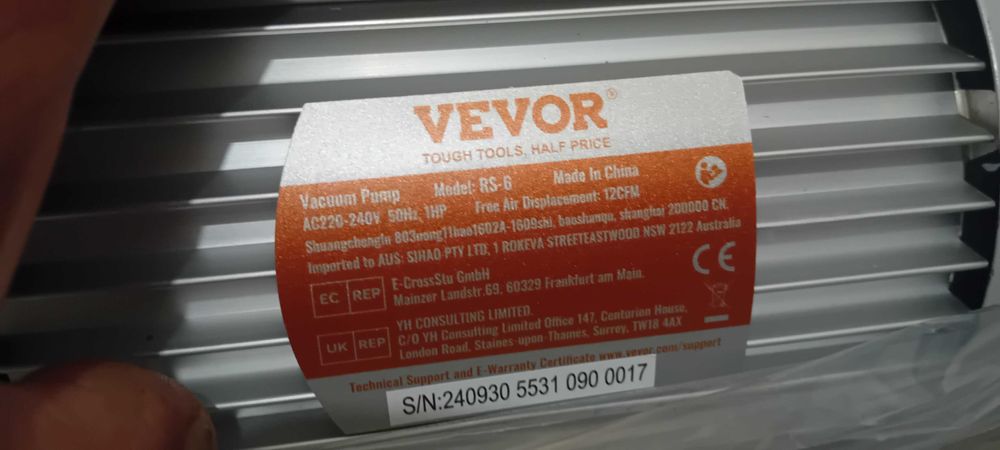 bomba de vaco arcondicionado