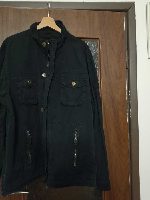 kurtka jeansowa czarna