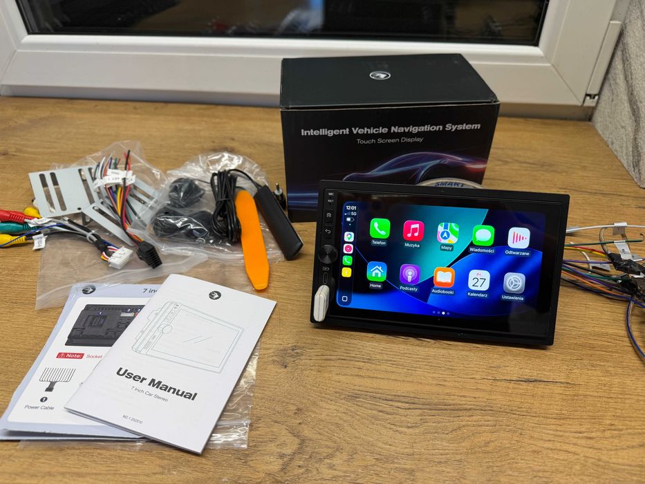 radio 2 din AINAVI 7 cali bezprzewodowy carplay android auto