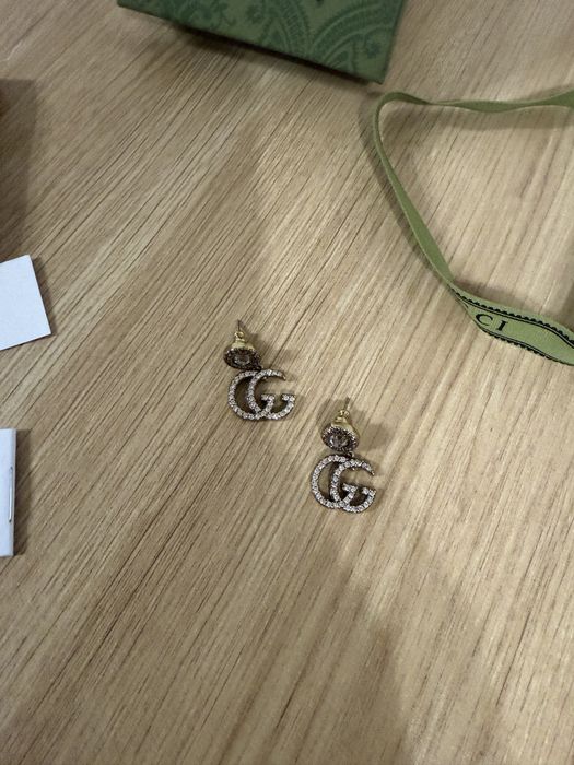 Kolczyki Gucci Biżuteria GG Marmont Crystal