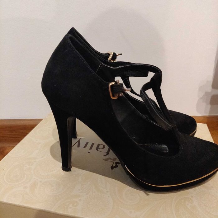 czółenka, półbuty zamszowe JENNY FAIR roz 37