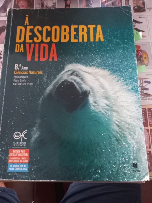 Livros Escolares 8º Ano -Geografia Ciencias Naturais