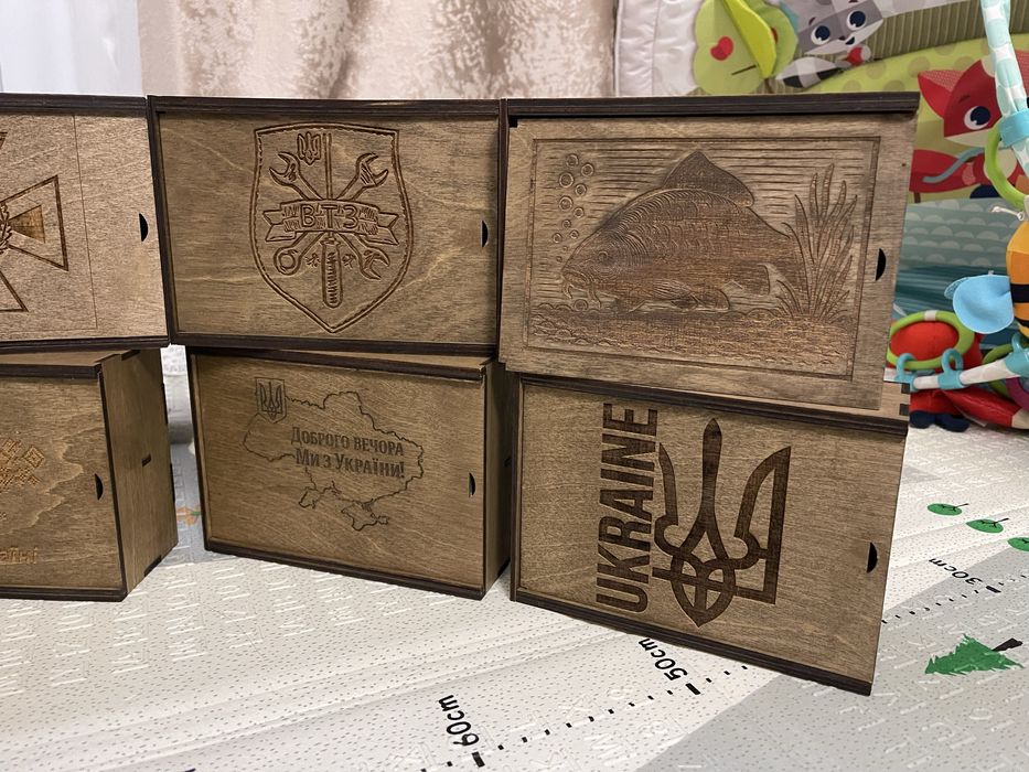 Оригінальний подарунок, набір чарок 6 штук, гільзи mk19, сувенір