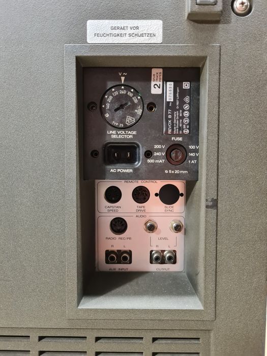 Revox B77 mała studyjna 38 cm/s + 2 szpule