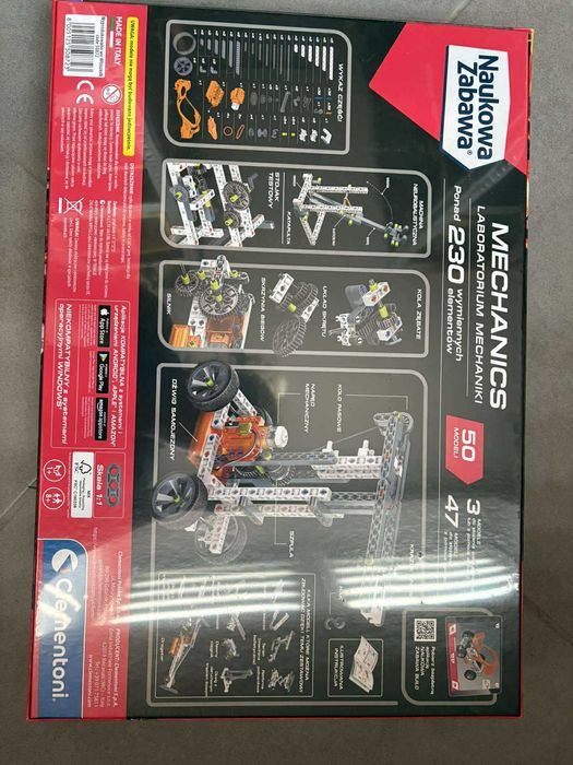 Clementoni Laboratorium mechaniki MECHANICS konstrukcje klocki