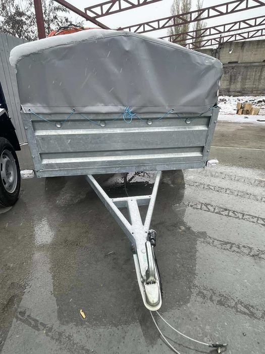 Одновісний причіп Дніпро-200 в оцинкованому кузові 200х130х40