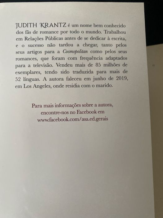 Livro “As Joias de Tessa Kent” de Judith Krantz