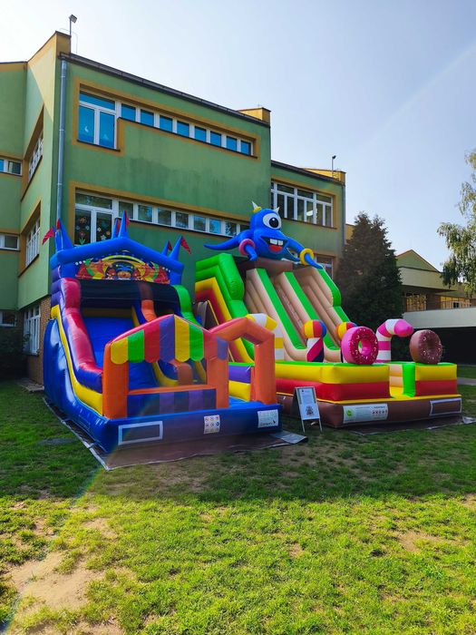 Dmuchaniec,Wynajem dmuchańców, zjeżdżalnia na urodziny, wesela, Komunia