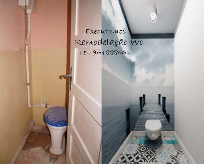 Limpeza Wc, Executamos REMODELAÇÃO CASAS DE BANHO por 13OO eur m2