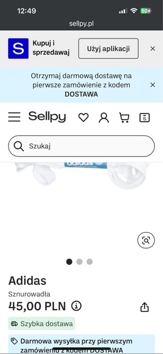 Sznurowki adidas nowe