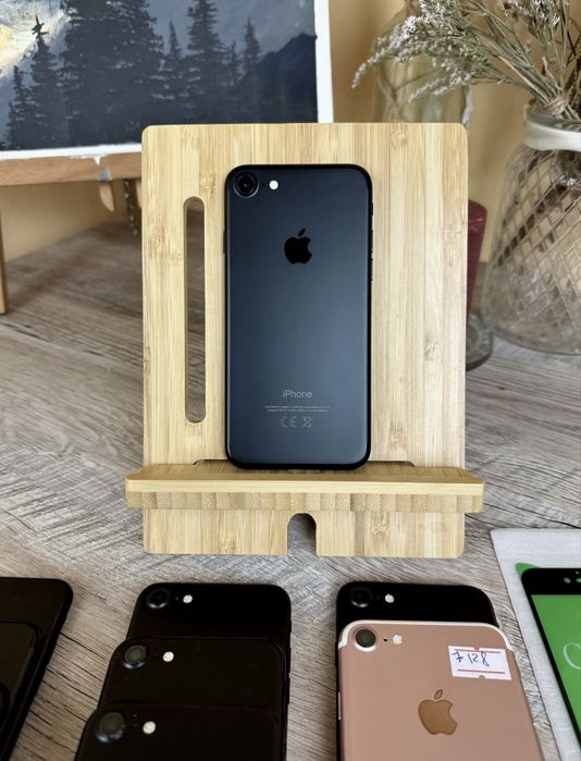 100% акб iPhone 7 Neverlock Apple Айфон black 256 gb