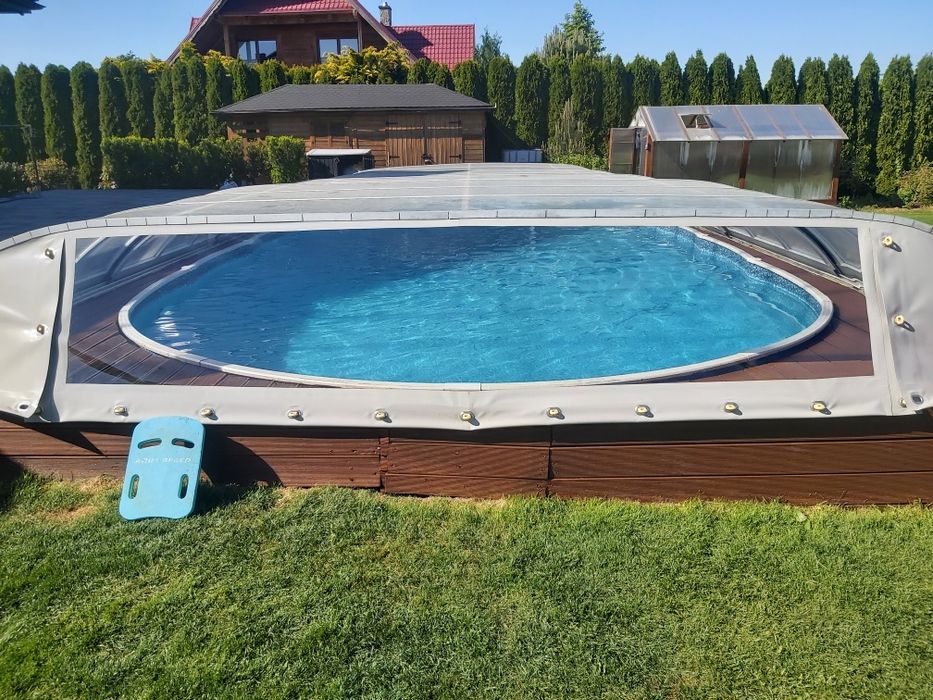 Zadaszenie basenu z poliwęglanu ok 9x5m
