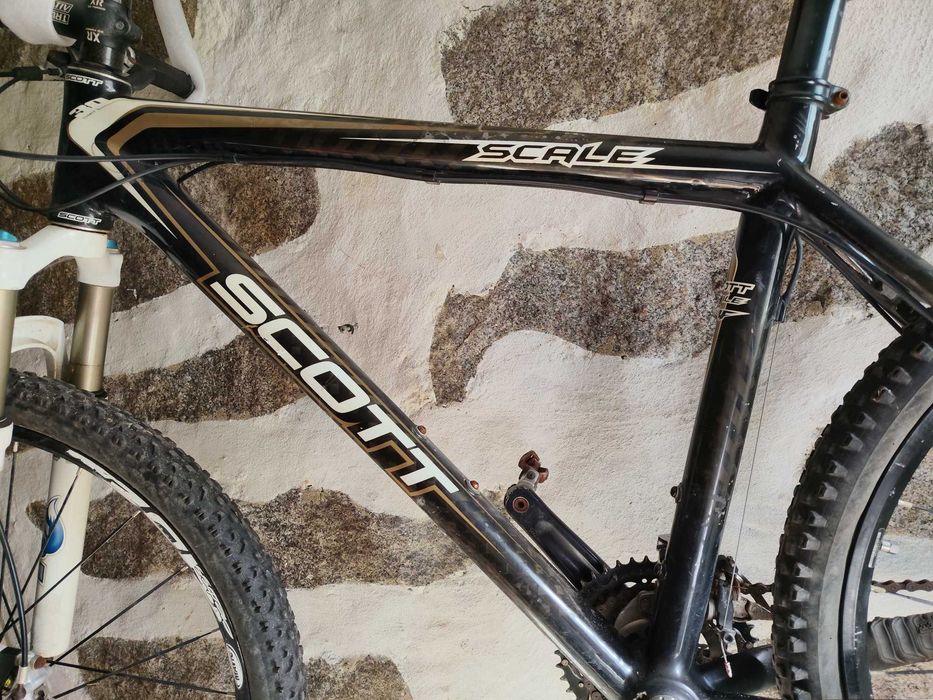 Bicicleta Scott carbono usada