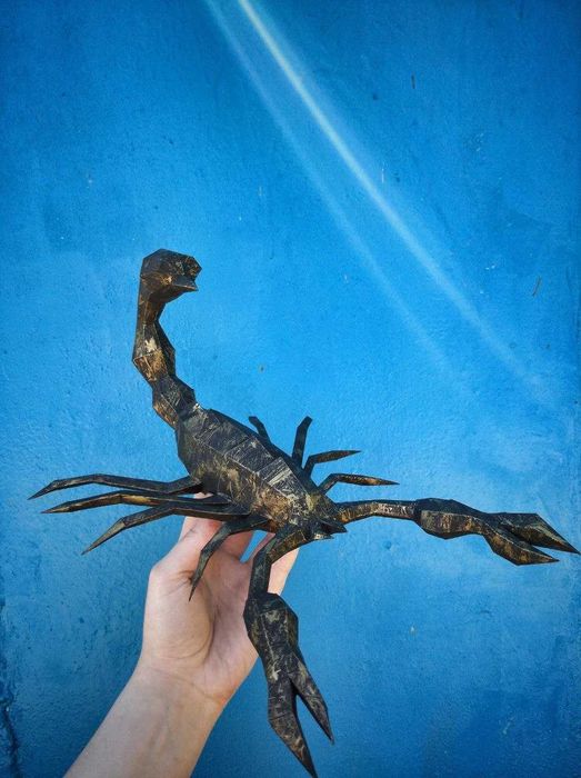 Электронная развертка Скорпиона в формате pdf Papercraft
