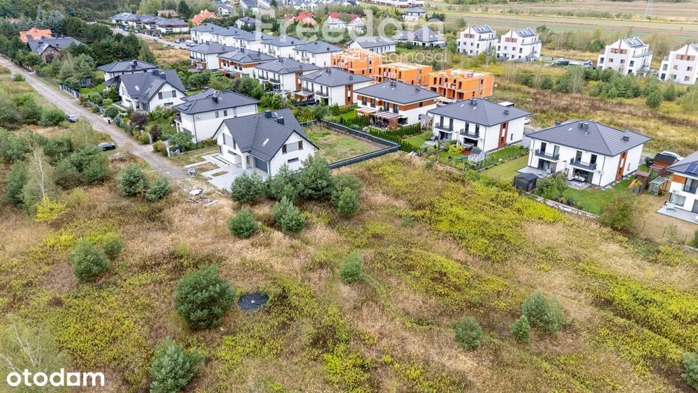 Lesznowola 1MN — działka budowlana 1000 m² - Widok 2