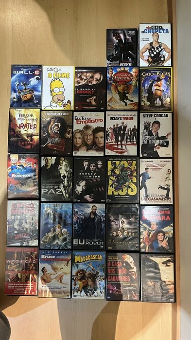 Lotes de DVDs Originais – Vários Géneros | Coleção Completa