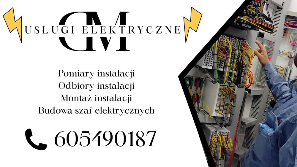 pomiary elektryczne odbiory i montaż instalacji  Kwidzyn , Grudziądz