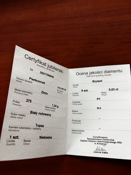 Pierścionek Apart model 116.167