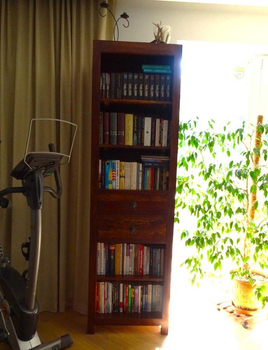 Biblioteka indyjska z litego drewna palisander w idealnym stanie!