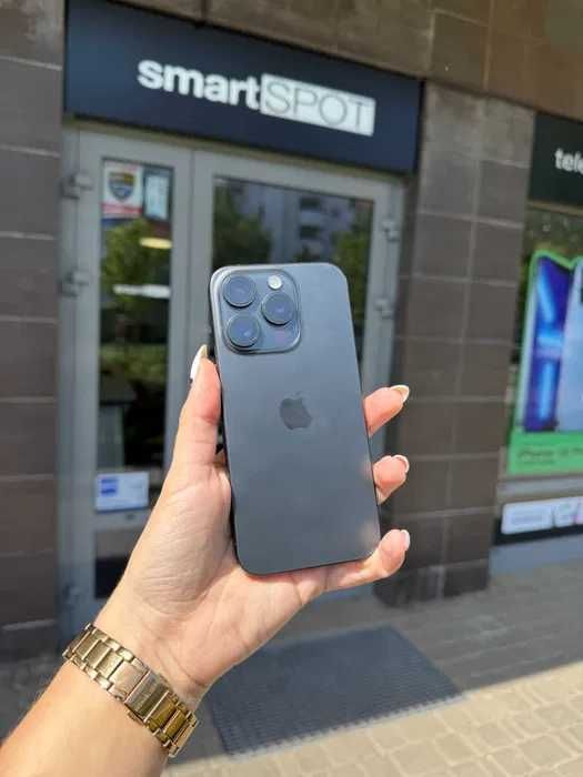 OKAZJA! iPhone 15 Pro 256 GB Black Titanium | raty 0% | odbiór os.