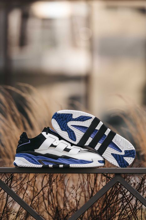 Кросівки Adidas Niteball White/Purple premium