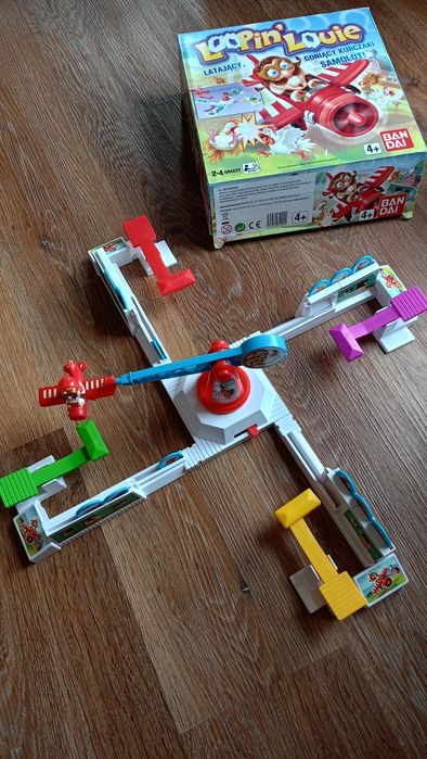 Gra zabawka interaktywna dla dzieci Goniący kurczaki samolot Loopin Louie
