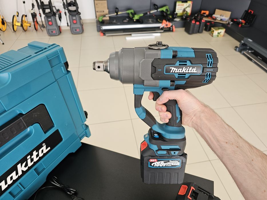 Новый Мощный Гайковерт Makita 3000Nm 3/4 Бесщеточный Полный Комплект