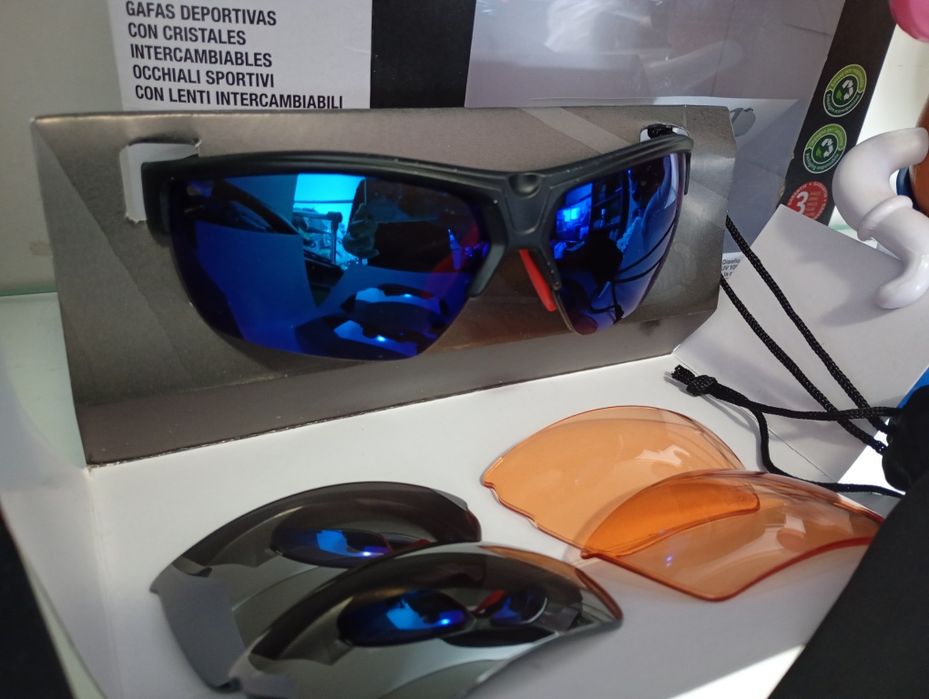 Óculos de Sol Esportivo Crivit com Lentes Removíveis