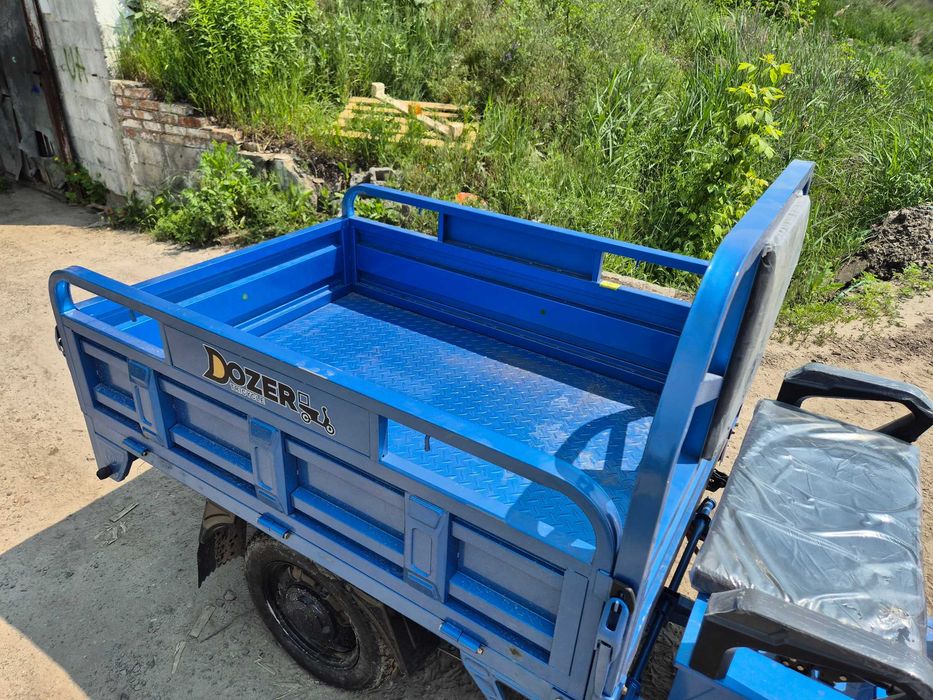 Электро трицикл Дозер 1200 ватт 650 кг можно везти