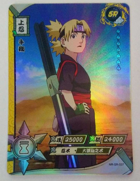 Karta Naruto TCG Kayou Temari - NR-SR-037