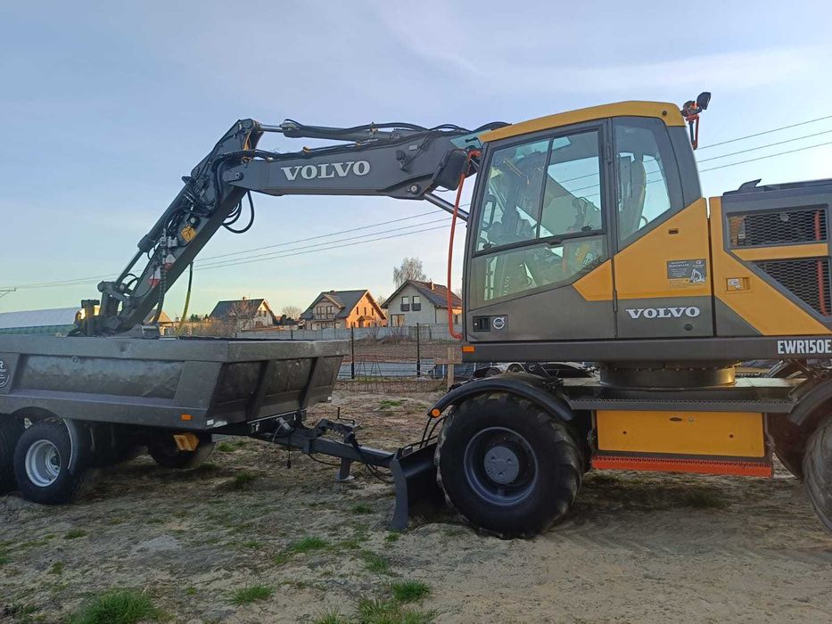 Usługi koparką kołową