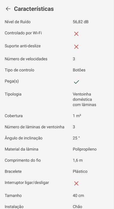 Ventoinha de pé | Tristar