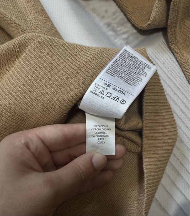 Худі gap коричневий розмір s з капюшоном
