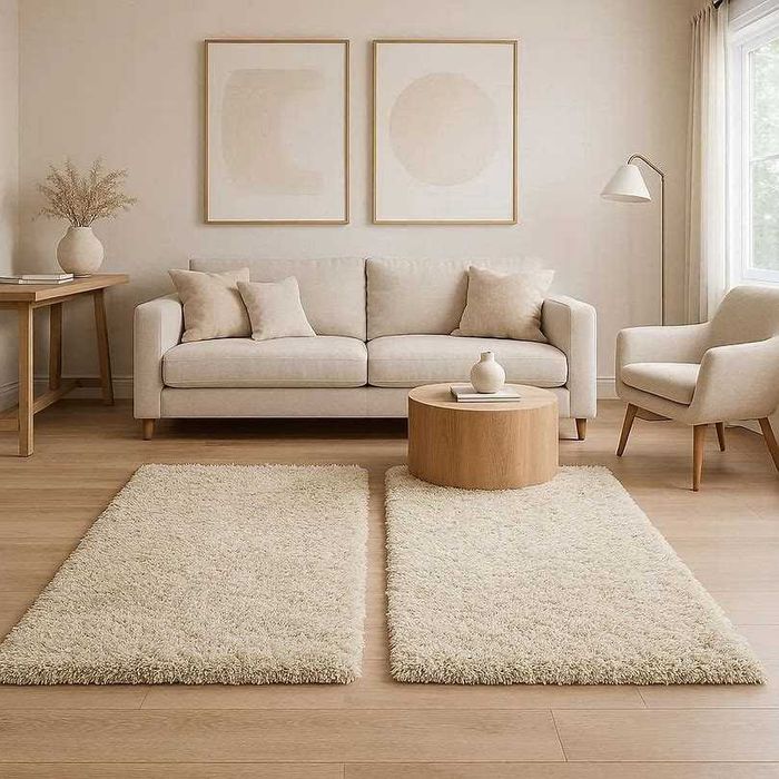 2 Lucca Rugs, 1.20 m x 60 cm, New