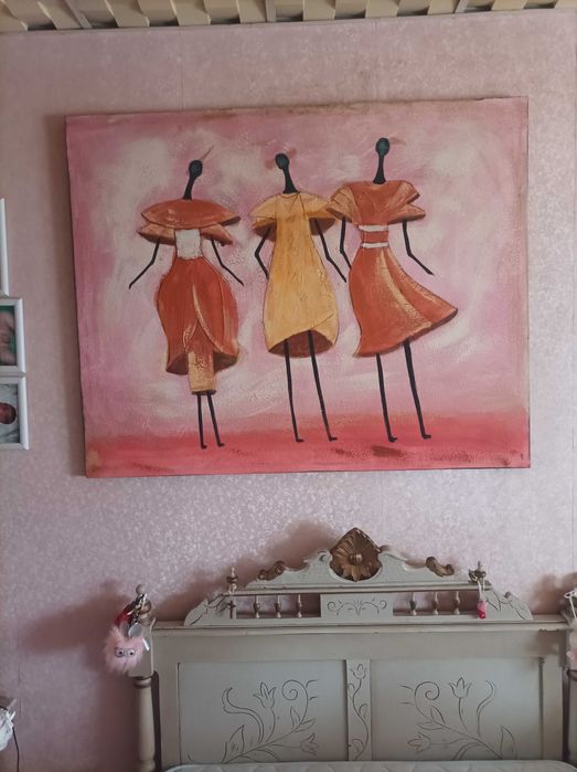 Quadro 1 pintado à mão